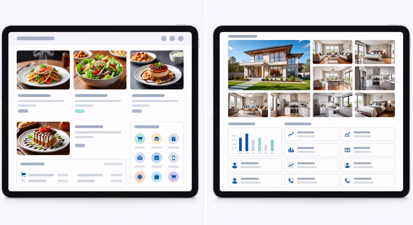 Industry-specific ecommerce design examples