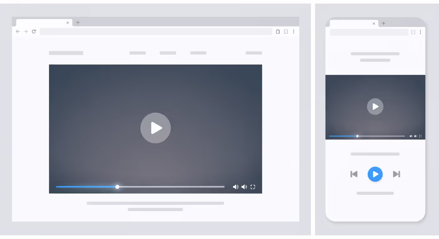 Explainer video placement on website landing page