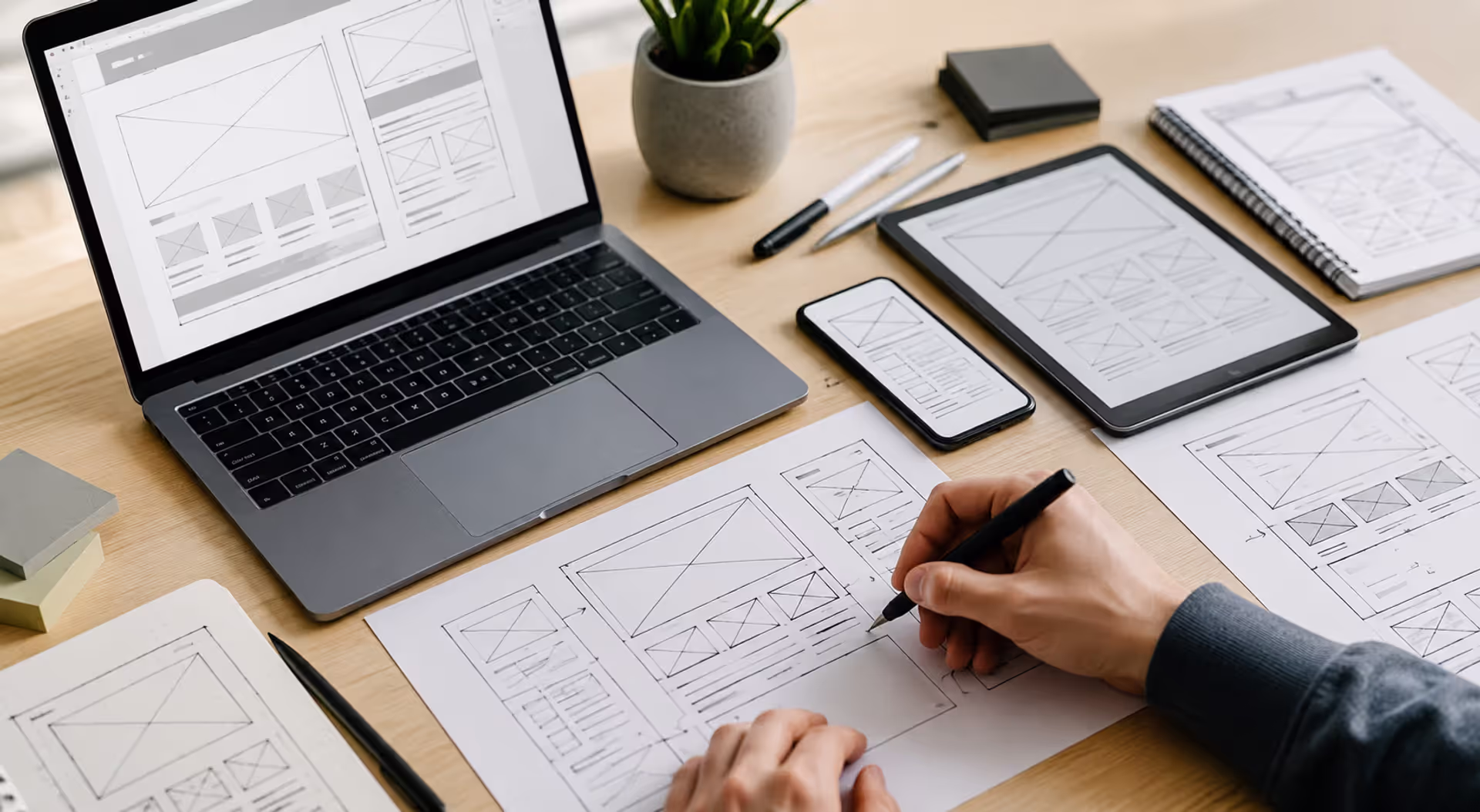 Planning User Experience With Low-Fidelity Wireframes