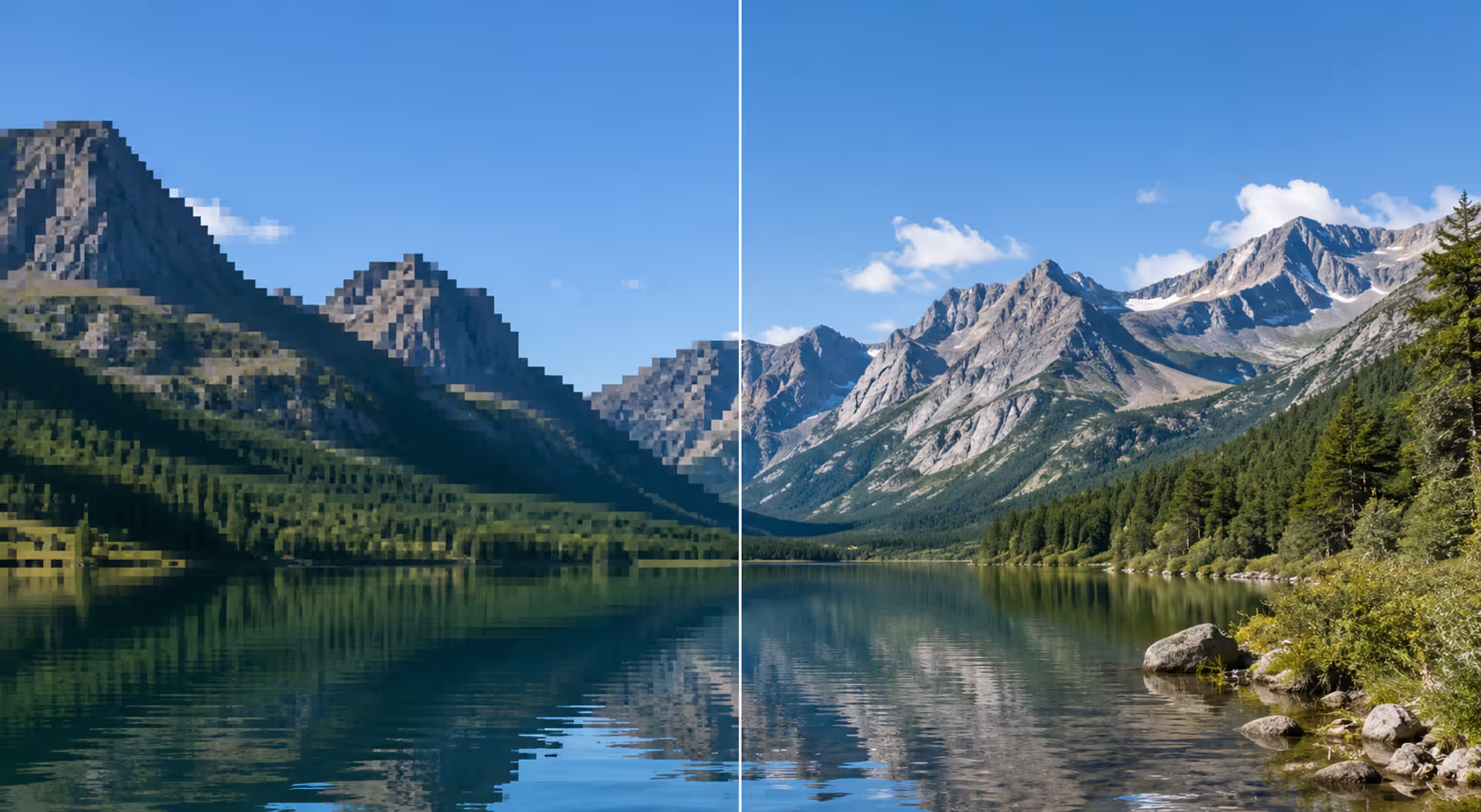 Comparing Pixelated Edges and Smooth Anti-Aliased Graphics